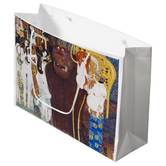 Beethoven Frieze (Detail), Gustav Klimt Große Geschenktüte (Vorderseite Schrägansicht)