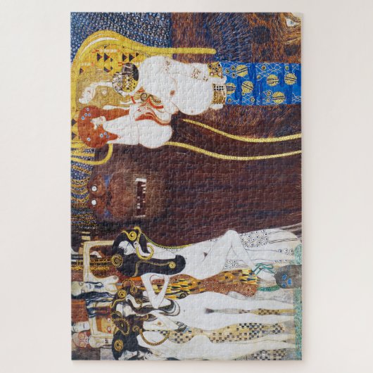 Beethoven Frieze (Detail), Gustav Klimt Puzzle (Vertikal)