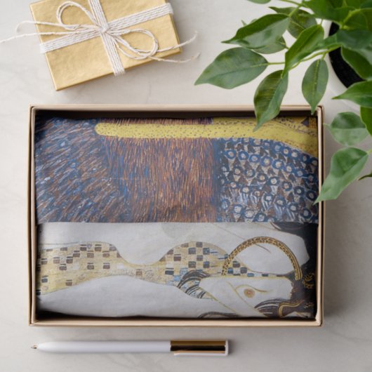 Beethoven Frieze (Detail), Gustav Klimt Seidenpapier (Geschenk)