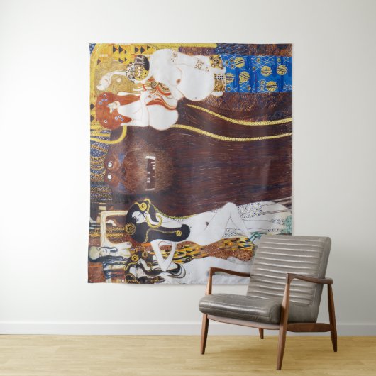 Beethoven Frieze (Detail), Gustav Klimt Wandteppich (Beispiel)