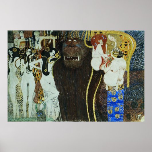 Beethoven Frieze Poster (Vorne)