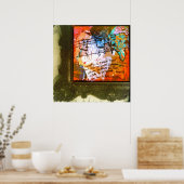 Beethoven Gerahmt Poster (Küche)