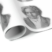 Beethoven Geschenkpapier (Rolleneckpunkt)