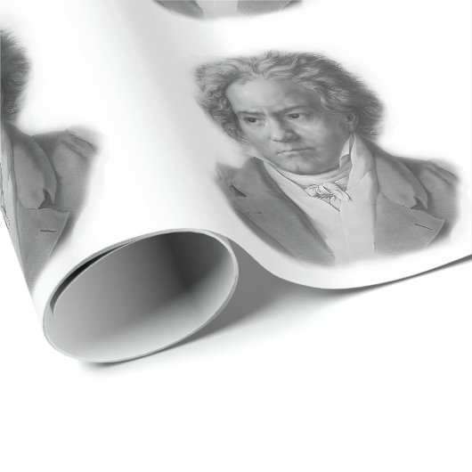 Beethoven Geschenkpapier (Rolleneckpunkt)