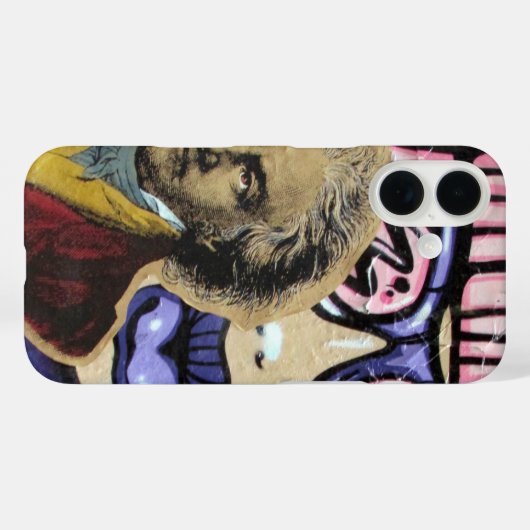 Beethoven Graffiti Case-Mate iPhone Hülle (Rückseite (Horizontal))