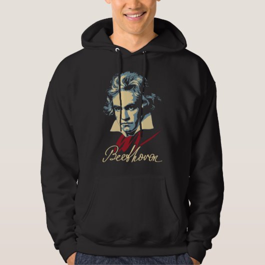 Beethoven Hoodie (Vorderseite)