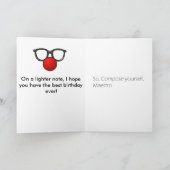 Beethoven Humor Birthday Card Karte (Innenseite)