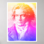 Beethoven in Farben Poster (Vorne)