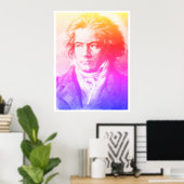 Beethoven in Farben Poster (Heimbüro)