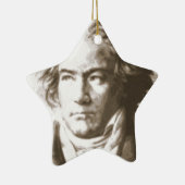 Beethoven in Sepia Keramikornament (Rechts)
