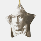 Beethoven in Sepia Keramikornament (Links)