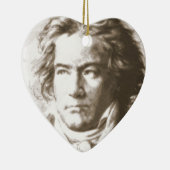 Beethoven in Sepia Keramikornament (Rechts)