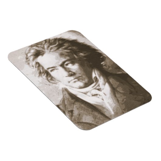 Beethoven in Sepia Magnet (Rechte Seite)