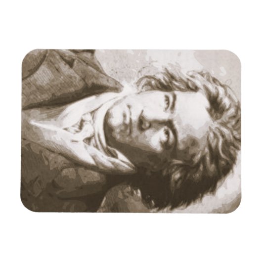 Beethoven in Sepia Magnet (Horizontal)