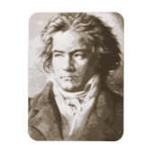 Beethoven in Sepia Magnet (Vertikal)