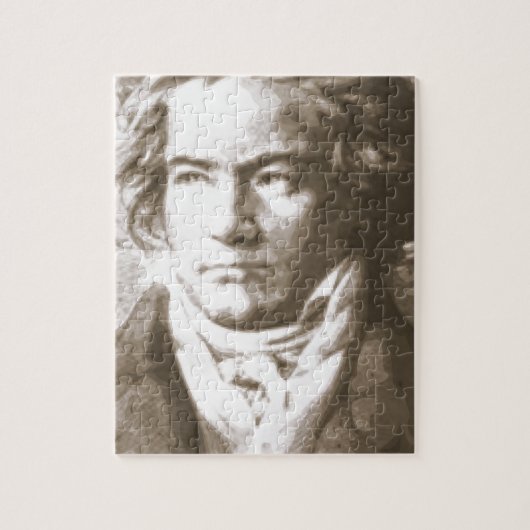 Beethoven in Sepia Puzzle (Vertikal)