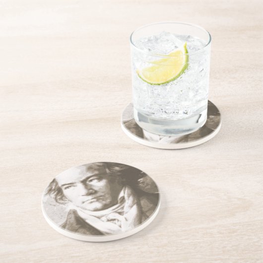 Beethoven in Sepia Untersetzer (Seite)