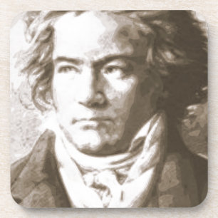 Beethoven in Sepia Untersetzer
