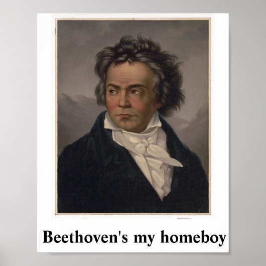 Beethoven ist mein heimliches Poster (Vorne)
