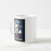 Beethoven Kaffeetasse (Vorderseite Links)