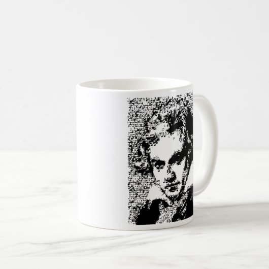 BEETHOVEN KAFFEETASSE (VorderseiteRechts)