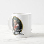 Beethoven Kaffeetasse (Vorderseite Links)
