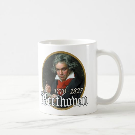 Beethoven Kaffeetasse (Rechts)
