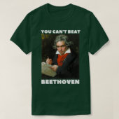 Beethoven kann man nicht schlagen T-Shirt (Design vorne)