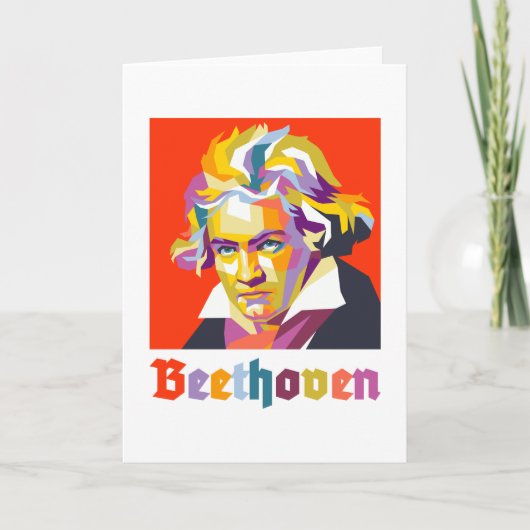 Beethoven Karte (Vorderseite)