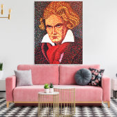 Beethoven Leinwanddruck (Insitu (Wohnzimmer))