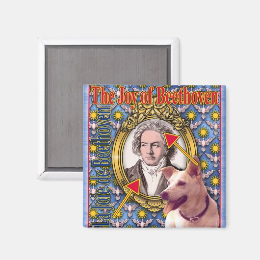 BEETHOVEN MAGNET (Vorderseite/Rückseite)