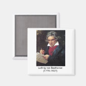 Beethoven Magnet für den Musikfreund (Vorderseite/Rückseite)