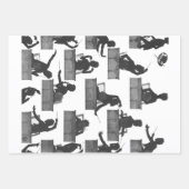 Beethoven Mahler Tchaikowski Klassische Weihnachte Geschenkpapier Set (Vorderseite 2)