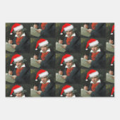Beethoven Mahler Tchaikowski Klassische Weihnachte Geschenkpapier Set (Vorderseite)