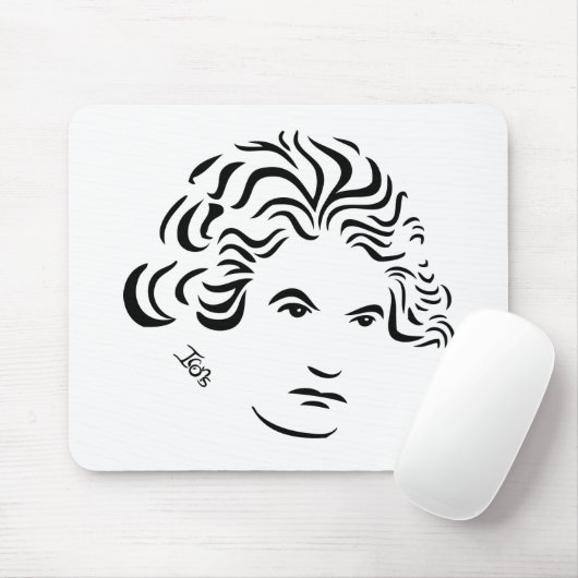 Beethoven Mousepad (Mit Mouse)