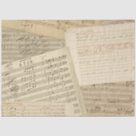 Beethoven Music Manuscript-Medaille Seidenpapier