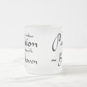 Beethoven-Musik-Leidenschaftszitat Mattglastasse (Mittel)