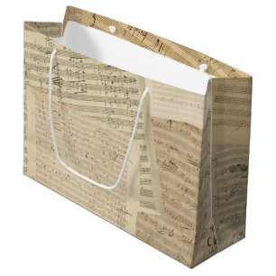 Beethoven-Musik-Manuskript-Gemisch Große Geschenktüte
