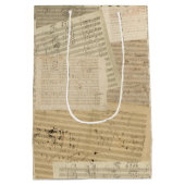 Beethoven-Musik-Manuskript-Gemisch Mittlere Geschenktüte (Rückseite)