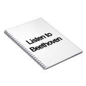 Beethoven Notizblock (Rechte Seite)