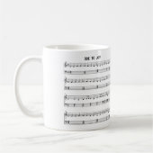 Beethoven-Ode zur Freude-Tasse Kaffeetasse (Links)