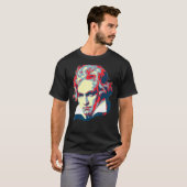 Beethoven Pop Art T-Shirt (Vorne ganz)