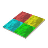 Beethoven-Portrait auf den Plätzen Fliese (Seite)