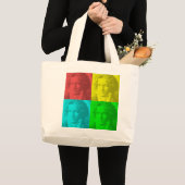 Beethoven-Portrait auf den Plätzen Jumbo Stoffbeutel (Vorderseite (Produkt))