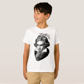 Beethoven Portrait auf T-Shirts, Tasse, Geschenke T-Shirt (Vorne ganz)