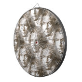 Beethoven Portrait Pattern Dartscheibe (Vorderseite rechts)