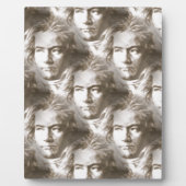 Beethoven Portrait Pattern Fotoplatte (Vorderseite)