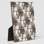 Beethoven Portrait Pattern Fotoplatte (Seite)