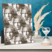Beethoven Portrait Pattern Fotoplatte (Seite)