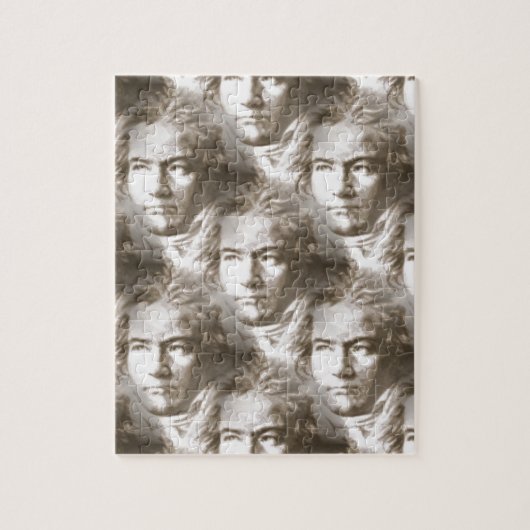 Beethoven Portrait Pattern Puzzle (Vertikal)
